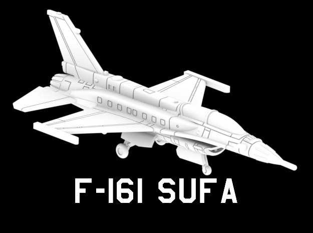F-16I Sufa (Clean) in White Natural Versatile Plastic: 1:220 - Z