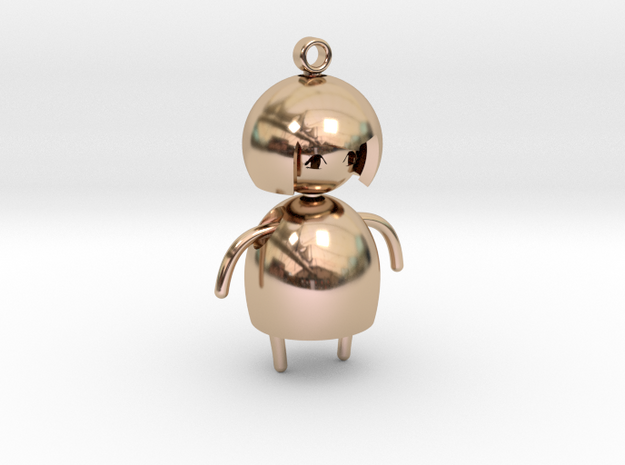 My Doll - Two in 14k Rose Gold Plated Brass