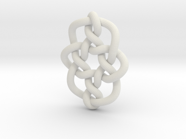 Celtic Knots 08 (small) in White Natural Versatile Plastic