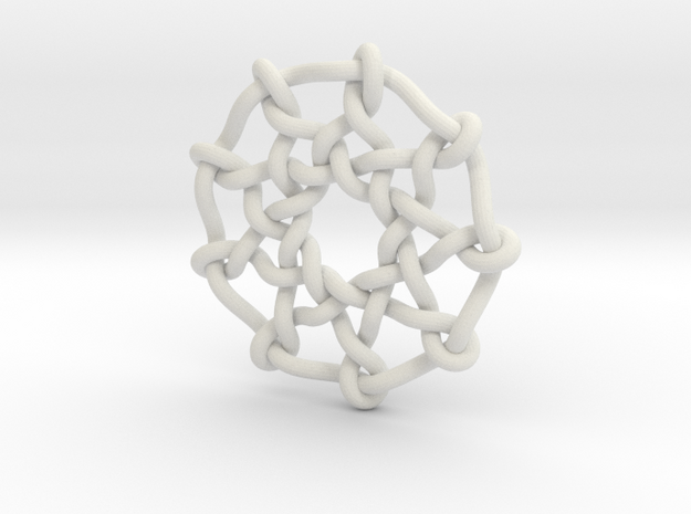 Celtic Knots 03 (small) in White Natural Versatile Plastic