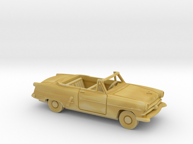 1/160 1953 Ford Crestline Open Convertible Kit in Tan Fine Detail Plastic