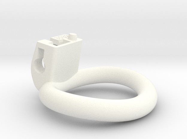 Cherry Keeper Ring G2 - 35x32mm Wide Oval ~33.5mm in White Processed Versatile Plastic