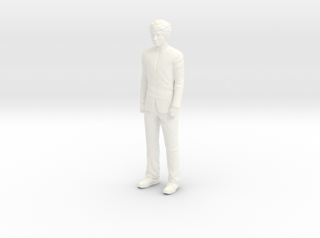 Jonny Quest - Hadji - Custom in White Processed Versatile Plastic