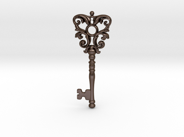 key in Polished Bronze Steel