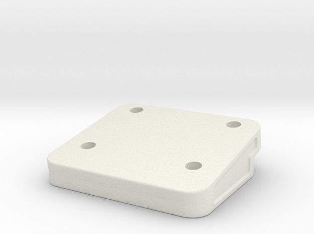 Angle adapter Garmin 10° Winkeladapter GPS mount in White Natural Versatile Plastic