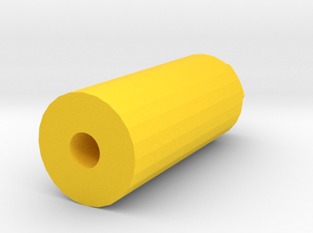 Thin Cheetah Suppressor (14mm-) in Yellow Processed Versatile Plastic