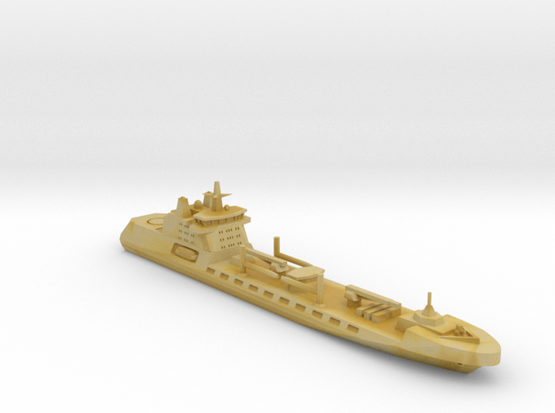 British Tide class fleet tanker 1:1200 in Tan Fine Detail Plastic