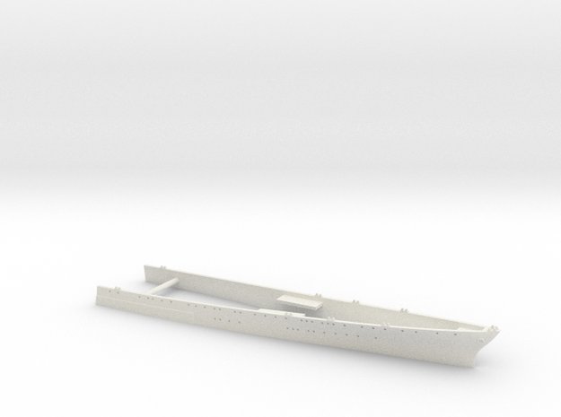1/600 USS Salt Lake City (1945) Bow Waterline in White Natural Versatile Plastic