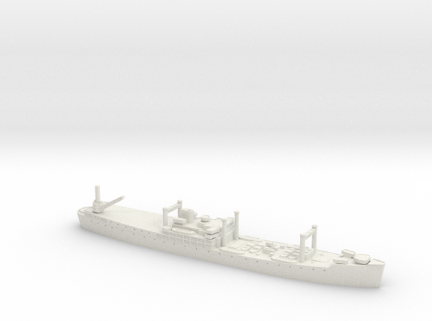 USS Tangier 1/1250 in White Natural Versatile Plastic