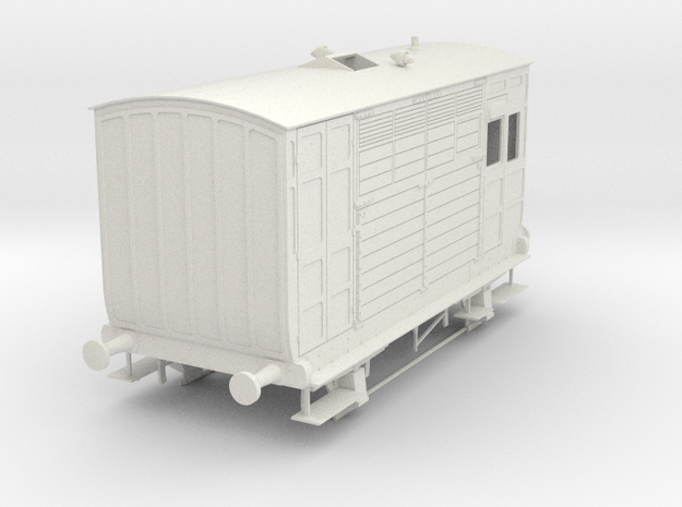 o-32-met-railway-horsebox-1-3 in White Natural Versatile Plastic