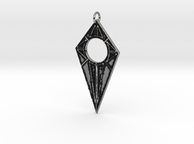 Aethos Filled Pendant in Antique Silver