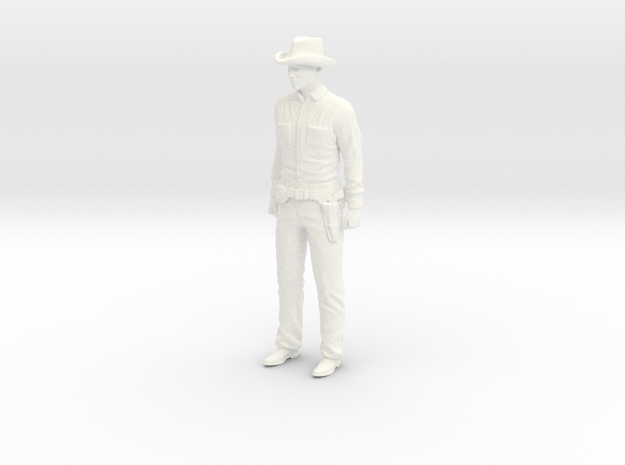Westworld - Original - Yul Brynner - Cowboy in White Processed Versatile Plastic