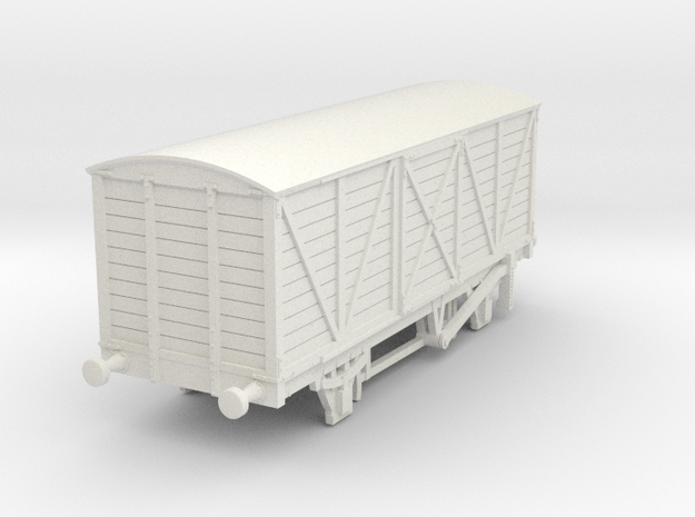 o-100-met-railway-22ft-covered-goods-van in White Natural Versatile Plastic