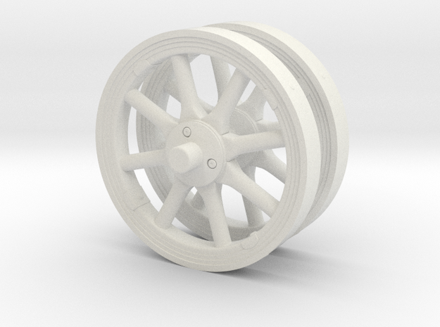 1/6 Maxim wheel set 2pcs in White Natural Versatile Plastic