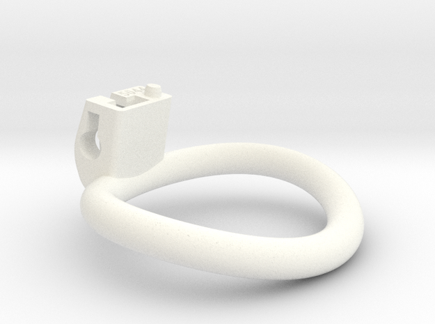 Cherry Keeper Ring G2 - 50x44mm Wide Oval (~47mm) in White Processed Versatile Plastic
