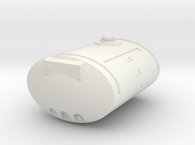 1/64 Scale 850 Gallon Elliptical Tank in White Natural Versatile Plastic