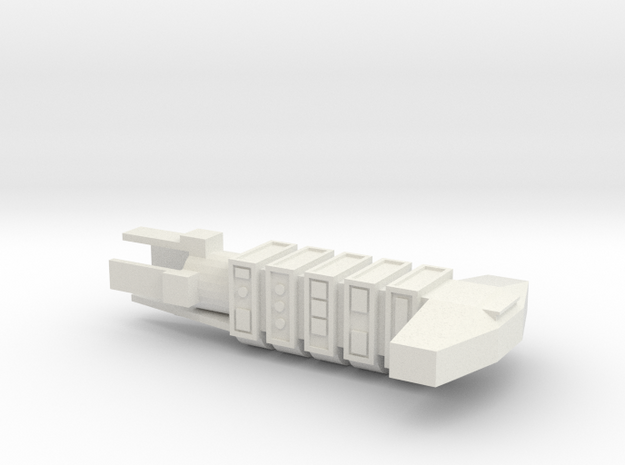 Merchant Spaceship in White Natural Versatile Plastic