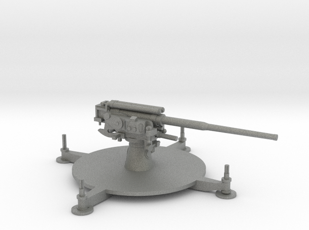 1/100 Cannone da 90/53 90mm Anti-aircraft Gun in Gray PA12