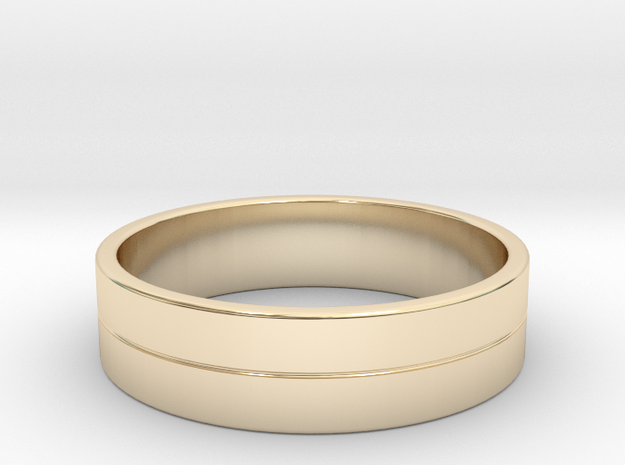 Intense band All sizes, multisize in 14k Gold Plated Brass: 11.5 / 65.25