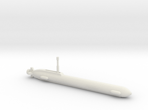 1/350 Scale Boeing Orca XLUUV in White Natural Versatile Plastic
