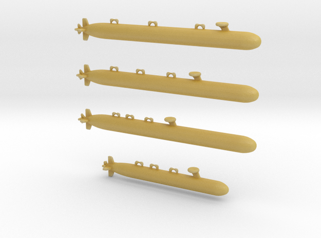 1/48 Scale Remus 300 Systems of UUVs in Tan Fine Detail Plastic