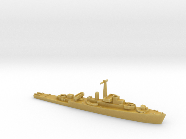 1/1250 Scale HMS Loch Class Frigate in Tan Fine Detail Plastic