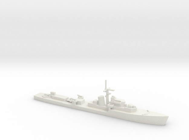 1/1250 Scale HMS Type 16 Frigate in White Natural Versatile Plastic