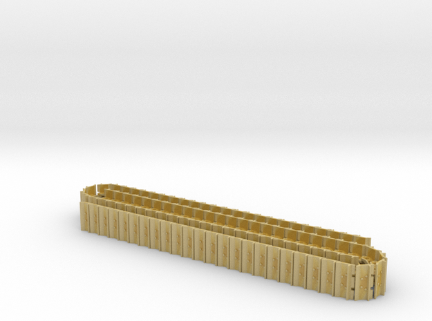 Two lengths of 1:25 D9T track  in Tan Fine Detail Plastic