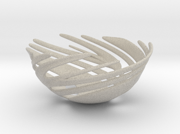 Swirl Bowl (2nd Edition) in Natural Sandstone