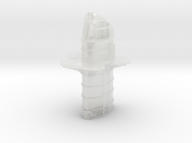 1/600 DKM Lützow Funnel in Clear Ultra Fine Detail Plastic