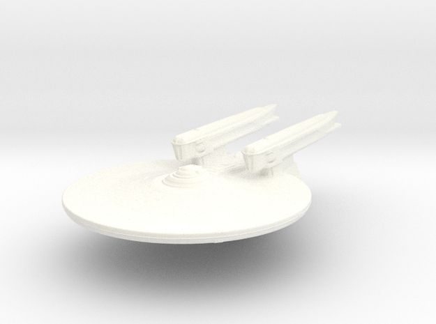 Federation Carney Destroyer  in White Smooth Versatile Plastic