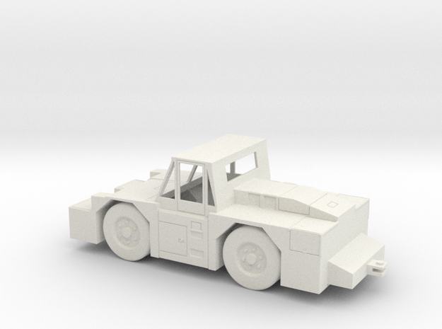1/87 Scale WT500E-1 Tow Tractor in White Natural Versatile Plastic