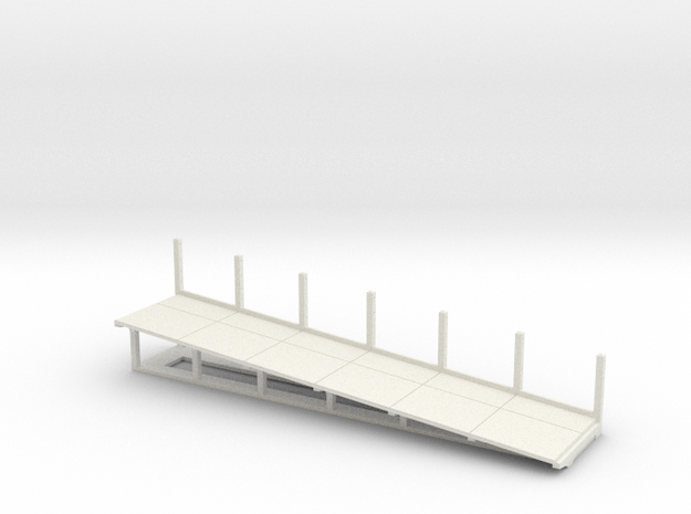 z-100-sr-trestle-platform-ramp-right in White Natural Versatile Plastic