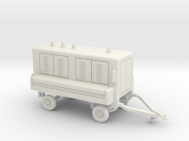 1/48 Scale RAF Electrical Servicing Trolley 25 KVA in White Natural Versatile Plastic