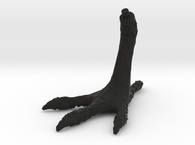 Black Crow right leg - for Lyonel in Black Natural Versatile Plastic