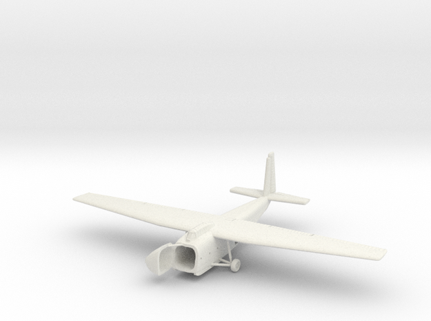 1/200  Hamilcar Glider on the Ground in White Natural Versatile Plastic
