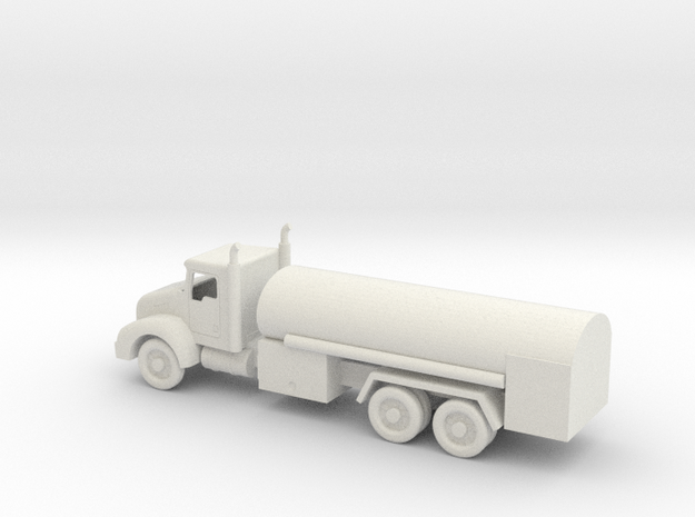 1/72 Scale Kenworth WT370 Tanker in White Natural Versatile Plastic