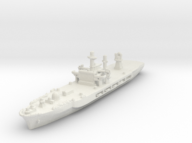 USS Blue Ridge LCC-19 in White Natural Versatile Plastic: 1:2400