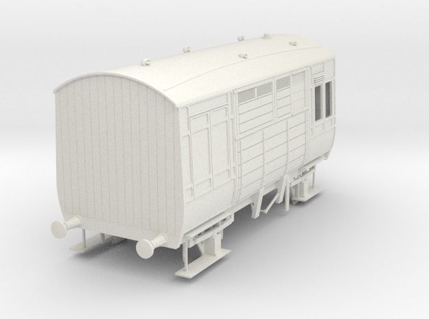 o-32-lms-d1878-horsebox in White Natural Versatile Plastic