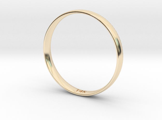 3mm Womens Ring in 14K Yellow Gold: 6 / 51.5