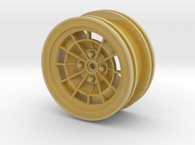rim029-02 WPL Tosco Style Wheel, Front 2mm Offset in Tan Fine Detail Plastic