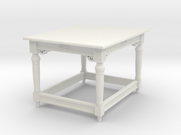 Table 03. 1:24 Scale in White Natural Versatile Plastic