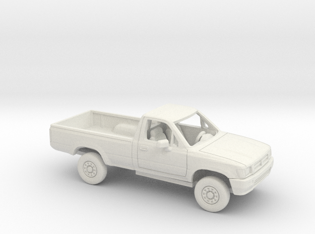 1/50 1988-97 Toyota Hilux Regular Cab Kit in White Natural Versatile Plastic