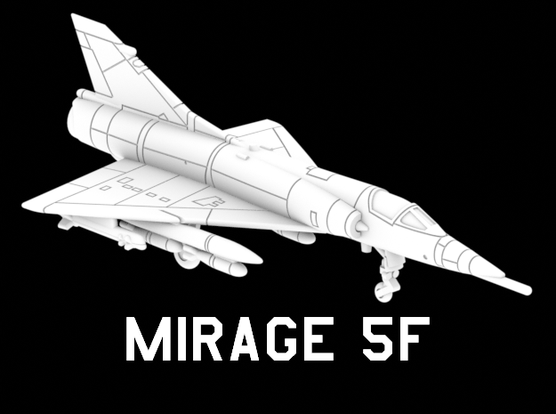 Mirage 5F (Loaded) in White Natural Versatile Plastic: 1:220 - Z