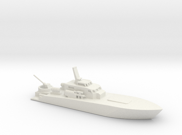 1/300 Scale Project 131 Libelle Torpedo Boat in White Natural Versatile Plastic