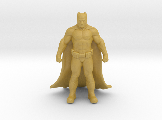 Batman HO scale 20mm miniature model figure train in Tan Fine Detail Plastic