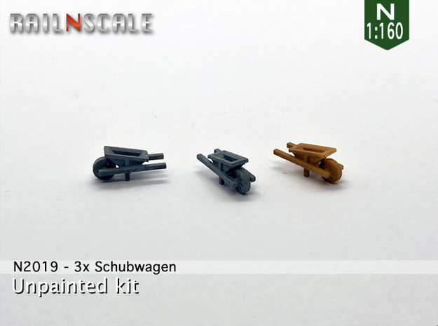 3x Schubwagen (N 1:160) in Tan Fine Detail Plastic
