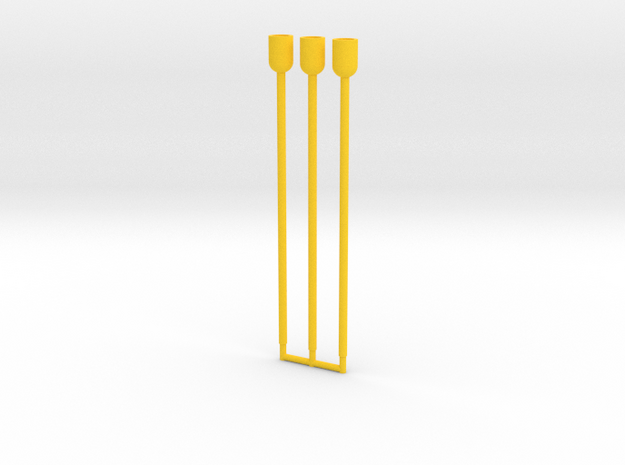 Accessory Staff Strike Force Alpha in Yellow Processed Versatile Plastic