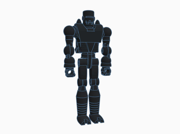 Terminator Micronauts Figure in Black Natural Versatile Plastic