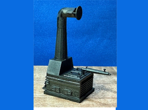 BRODIE STOVE   1/32 SCALE in Black PA12